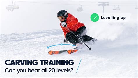 20 LEVELS OF CARVING SKI TRAINING  Can you complete them all